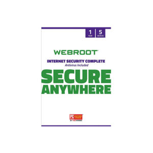 Webroot Internet Security Complete with Antivirus Software – 5 Device